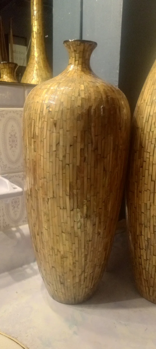 Set of 3 Decorative Mosaiced Vases image indicator(3)