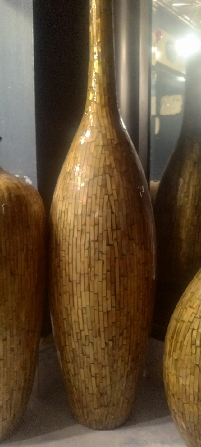 Set of 3 Decorative Mosaiced Vases image indicator(4)