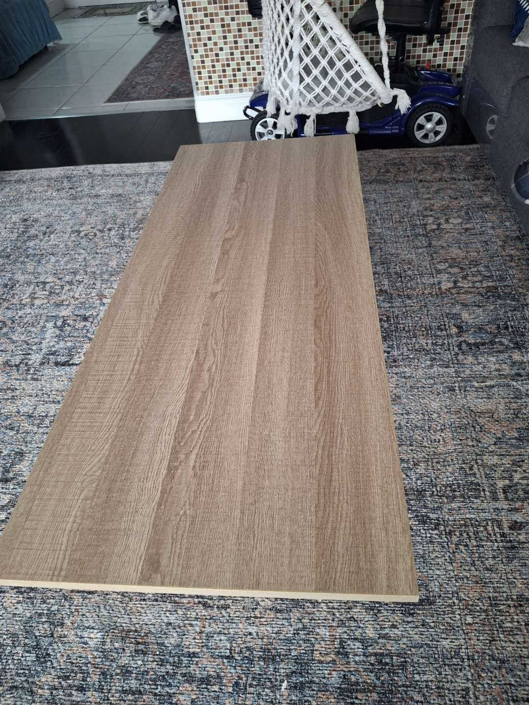 Modern Coffee Table with Glass and Chrome Legs - photo 2