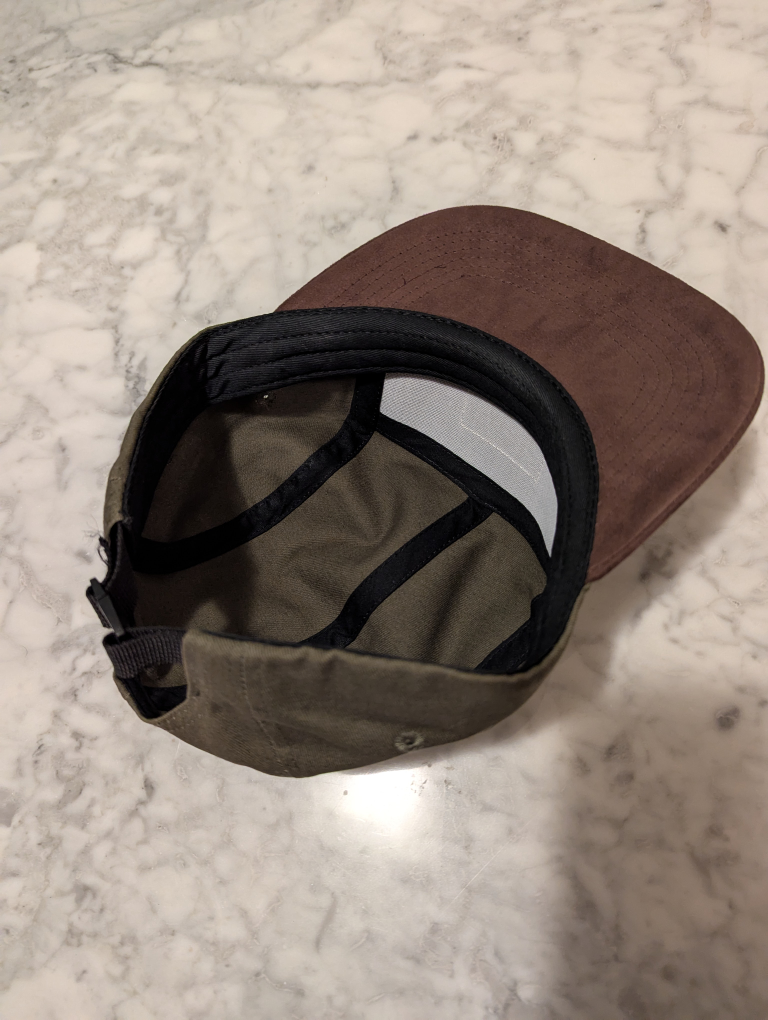 3 Five Panel Hats -  Black, Grey, and Olive Green - photo 5
