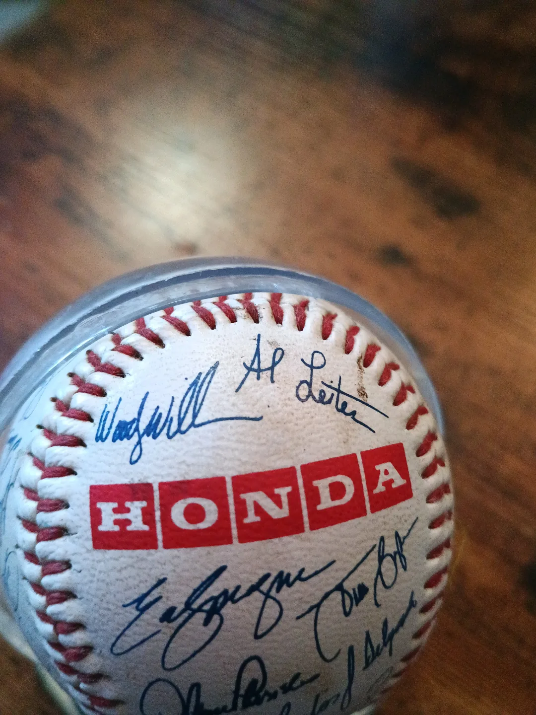 Autographed Baseball in Display Case image indicator(6)