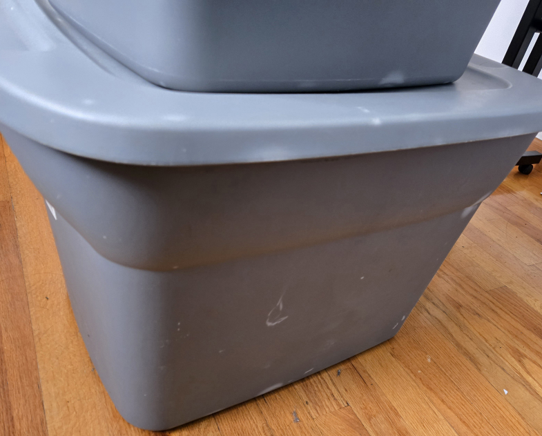 2 Sterilite 18 Gallon Storage Bins - photo 3