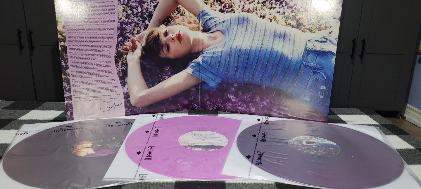 Taylor Swift Speak Now T.V. custom created "Frankenvynil"