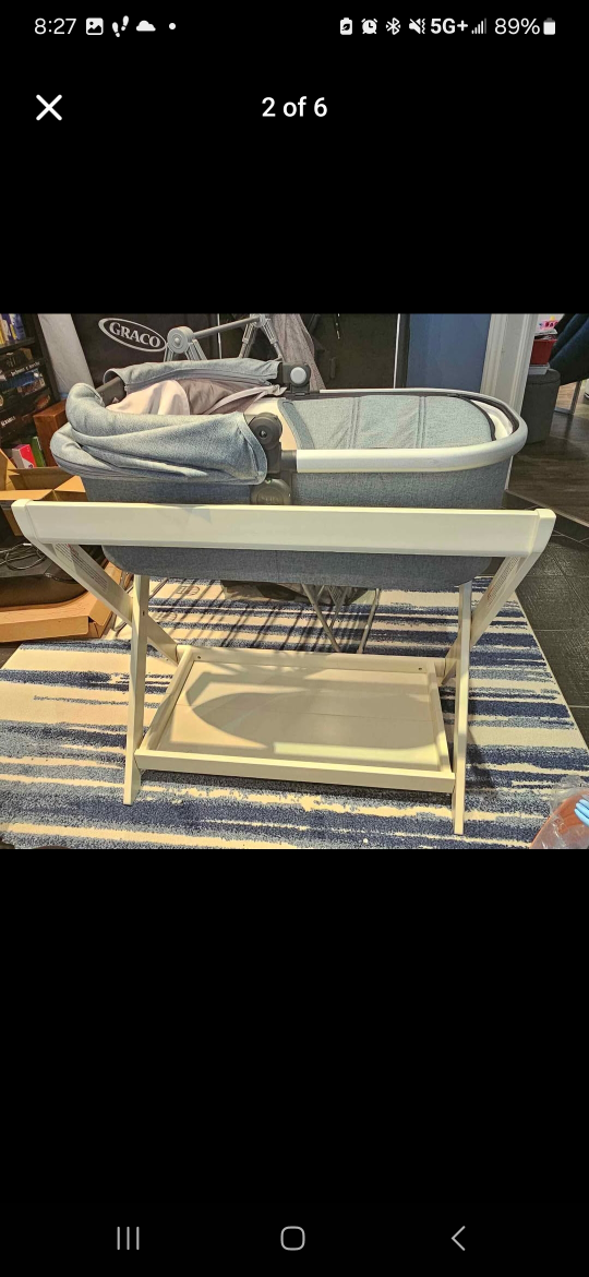 Uppababy Bassinet and stand