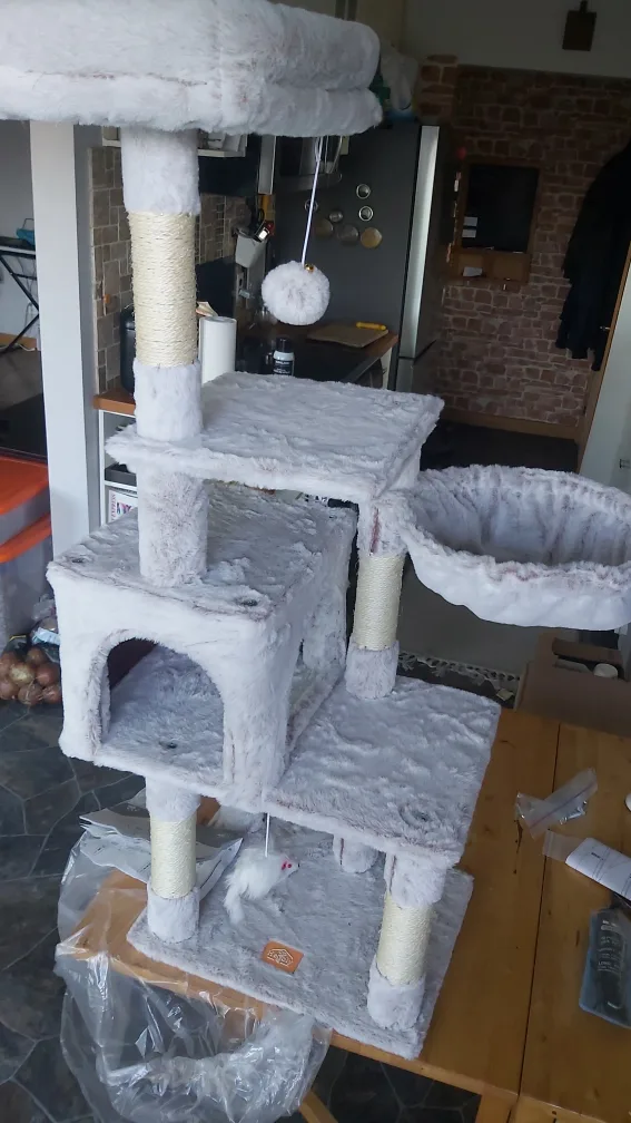 Heybly Cat Tree - Light Gray - HCT0045W thumbnail