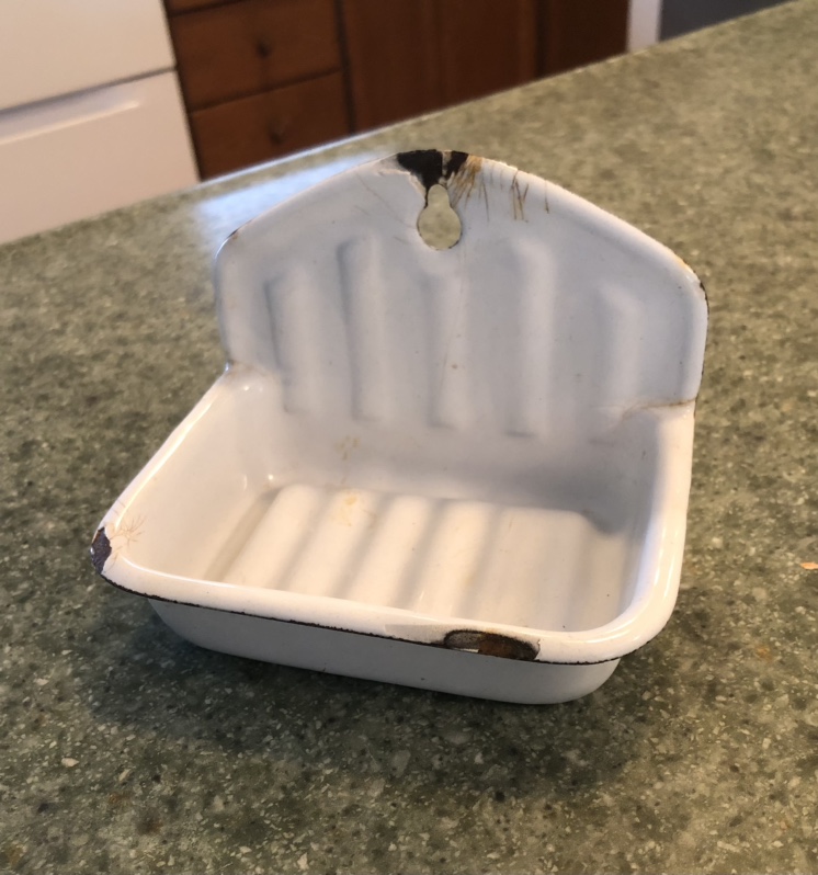 Vintage Enamel Soap Dish