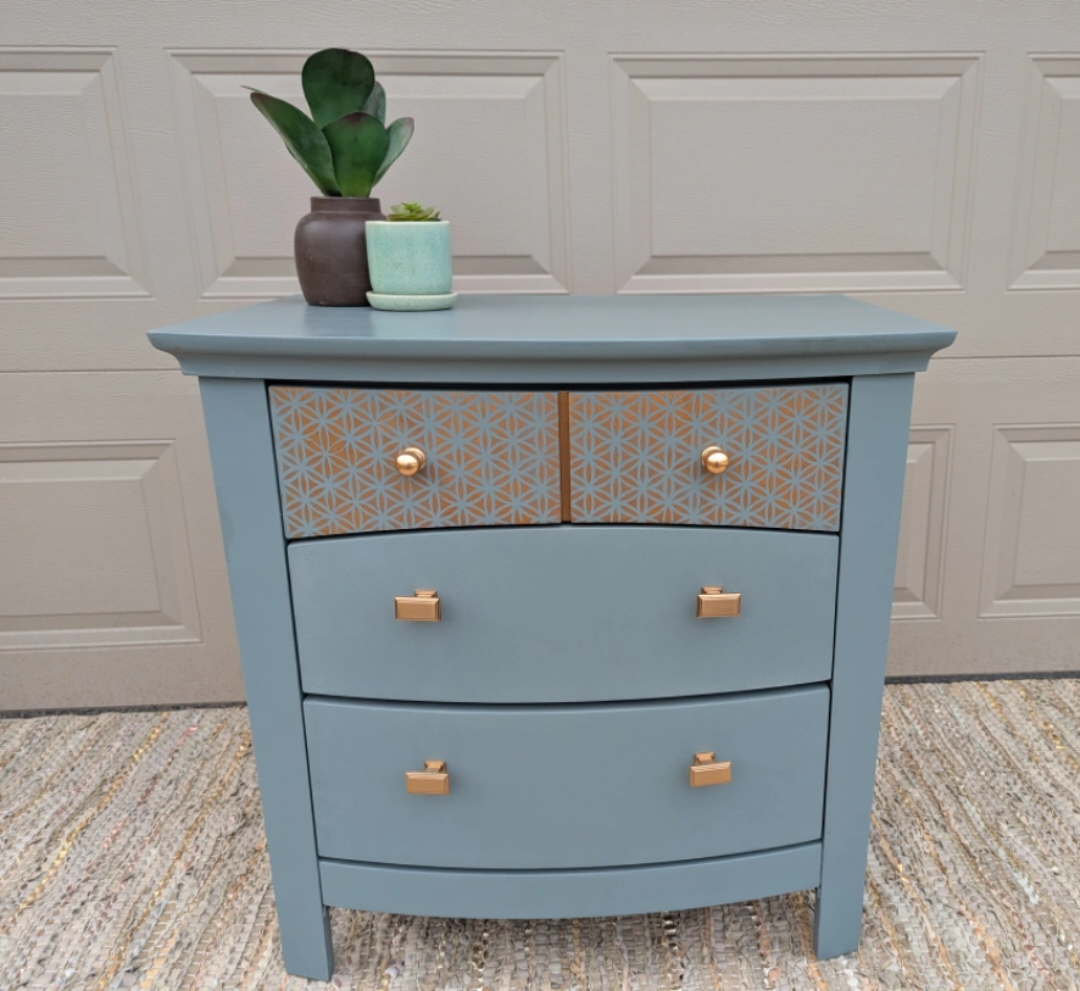 Newly refinished cabinet/side table