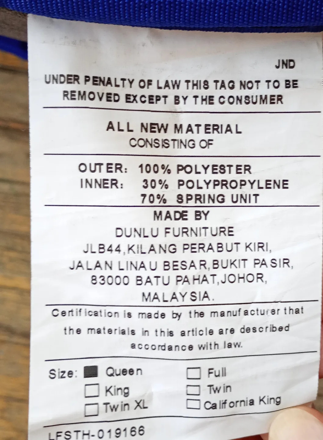 Queen Mattress image indicator(5)