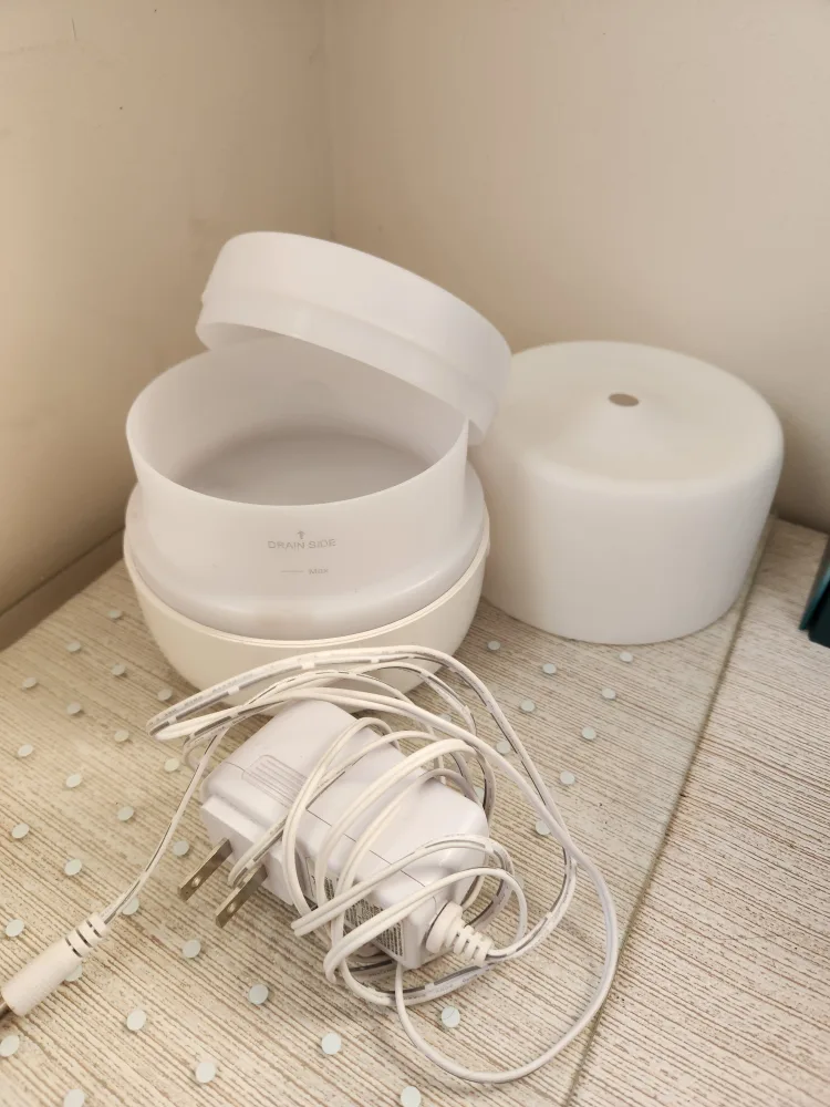 White Essential Oil Diffuser image indicator(3)