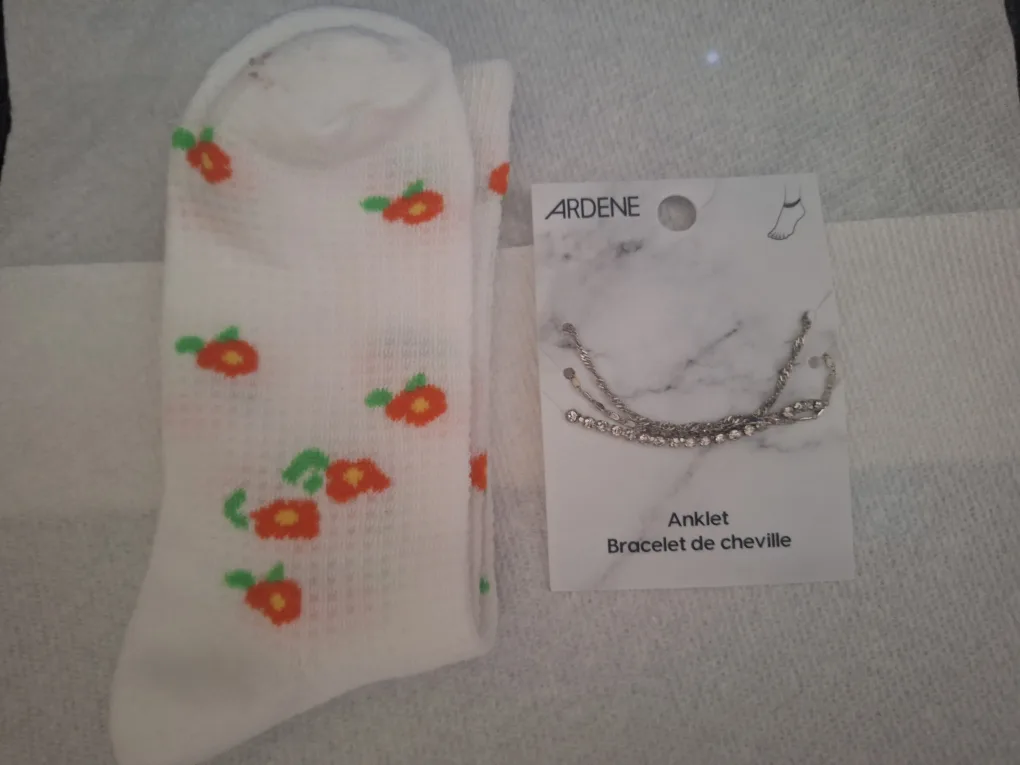 Arden Anklet & Children Floral Socks 2 set thumbnail