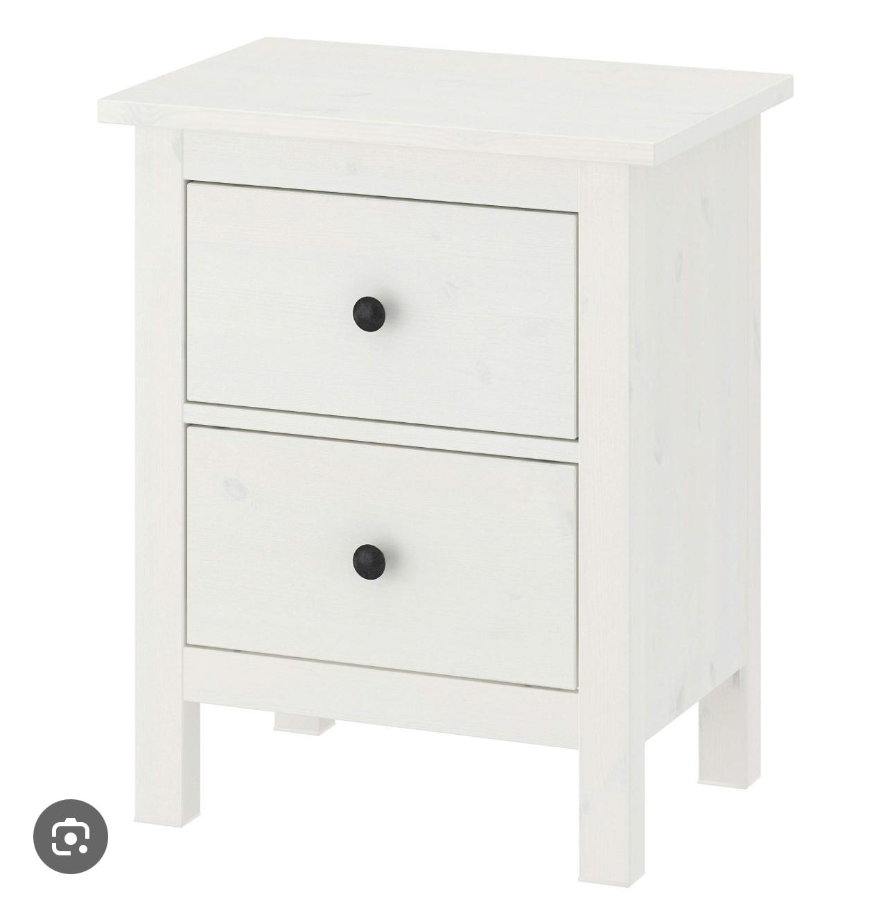 BRAND NEW IKEA HEMNES Two-Drawer Nightstand - Unassembled