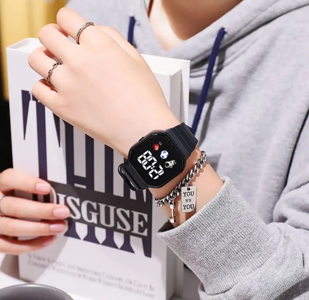 Digital LED Watch with Silicone Strap - Multiple Colours - photo 3