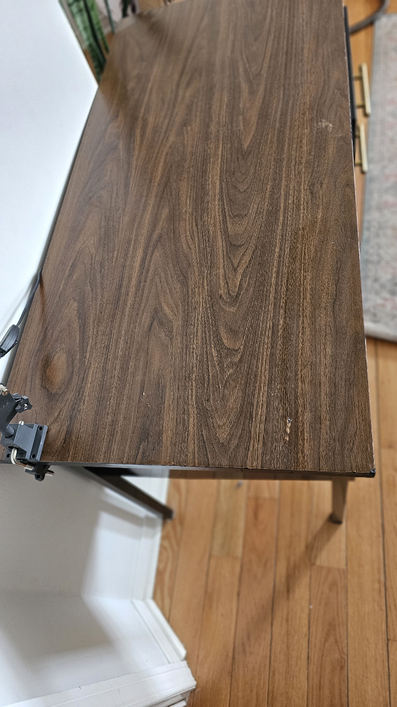 Mid-Century Modern Desk with Two Drawers - photo 3