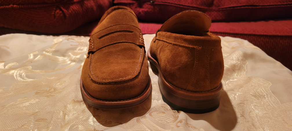 Banana Republic Men's Brown Suede Penny Loafers - photo 2