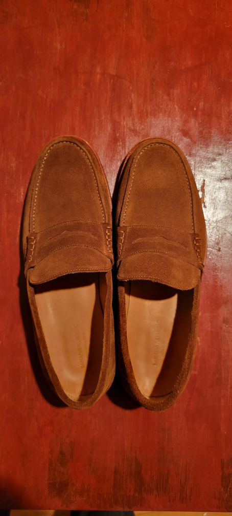 Banana Republic Men's Brown Suede Penny Loafers - photo 5