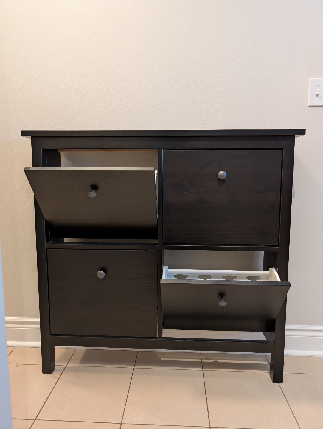 IKEA HEMNES Shoe Cabinet - Black-Brown - photo 2