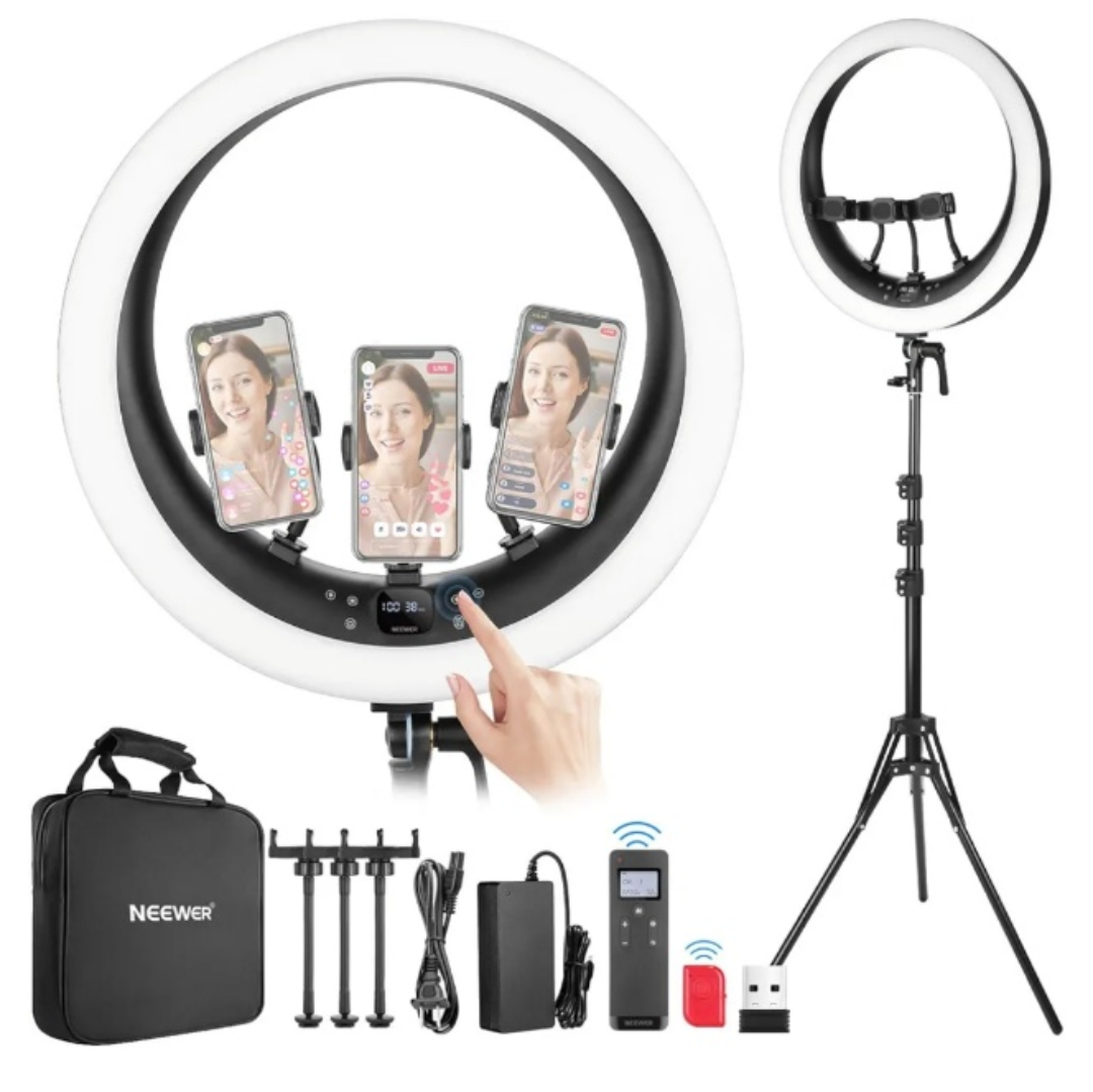 Neewer LED Ring Light Kit with Tripod Stand and Remote