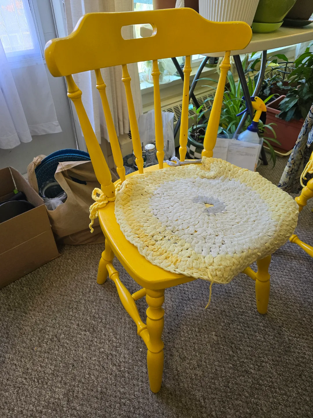 Yellow Drop Leaf Table and Chairs Set image indicator(3)