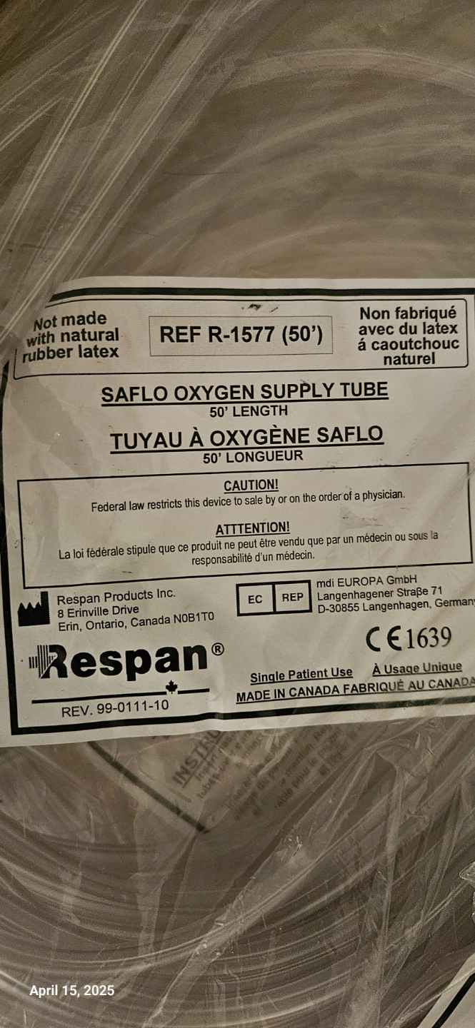 Respan Adult Nasal Cannula Oxygen Tubing (2x) - photo 3