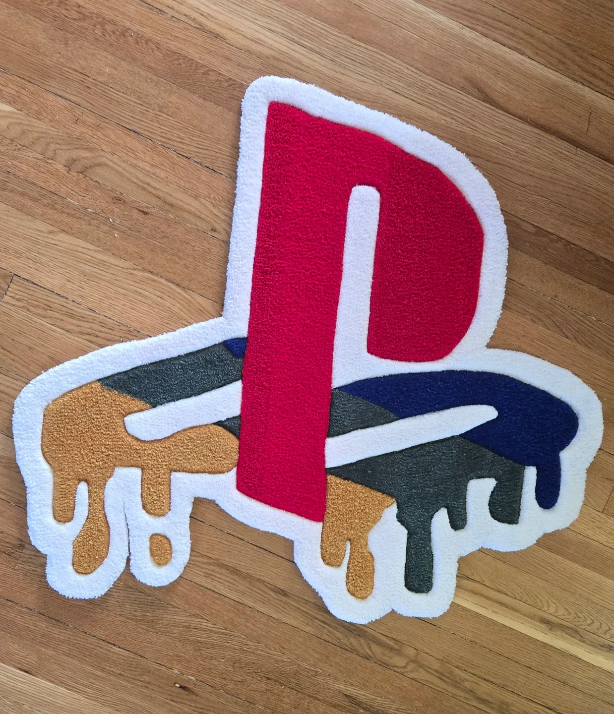 Custom PlayStation Logo Rug thumbnail