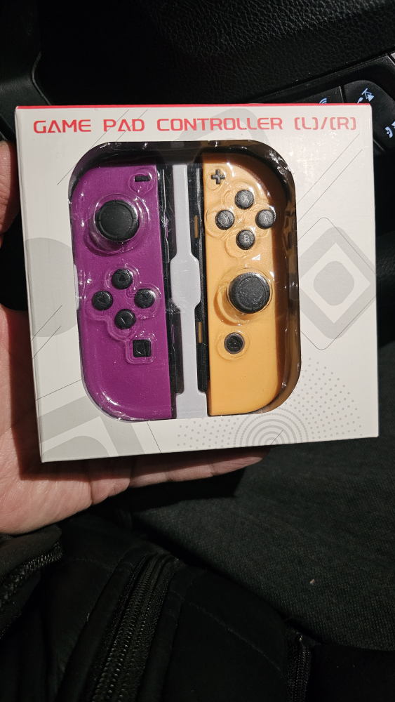 Splatoon Dance Wireless Switch Controllers - Purple & Orange