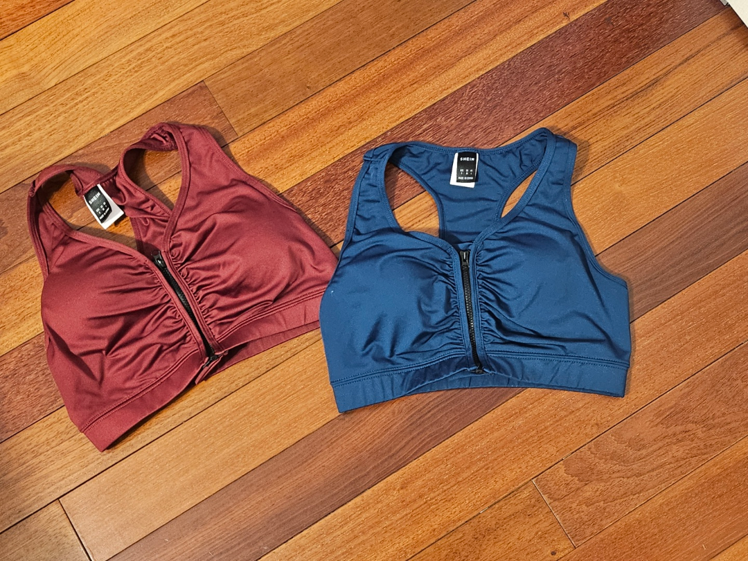 Two SHEIN Sports Bras - Size S/M