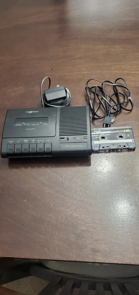 Nextech 43004 73 Voice Activated Telephone Cassette Recorder thumbnail