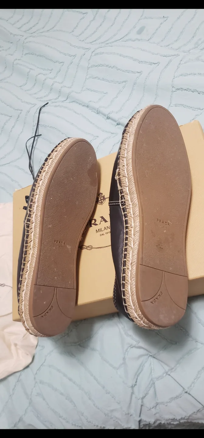 Prada flat espadrille 37.5 image indicator(4)