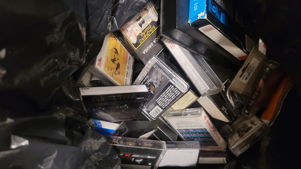 Mystery box of cassette tapes large