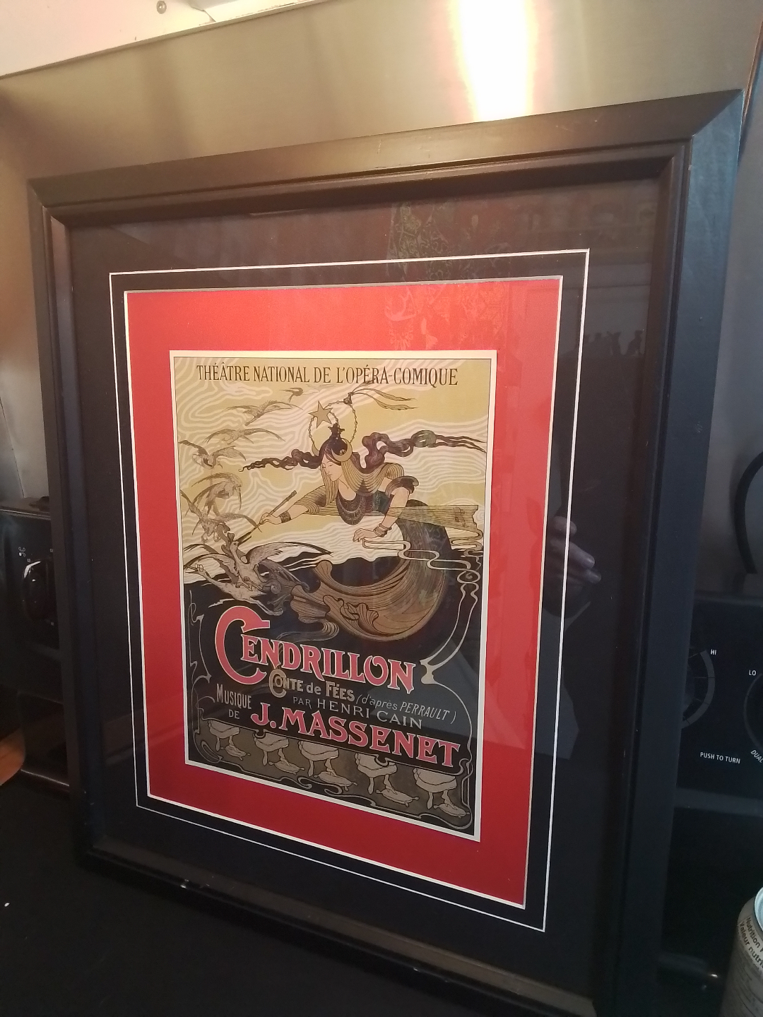 "Cendrillon" Jules Massinet Art Nouveau Style Opera Poster