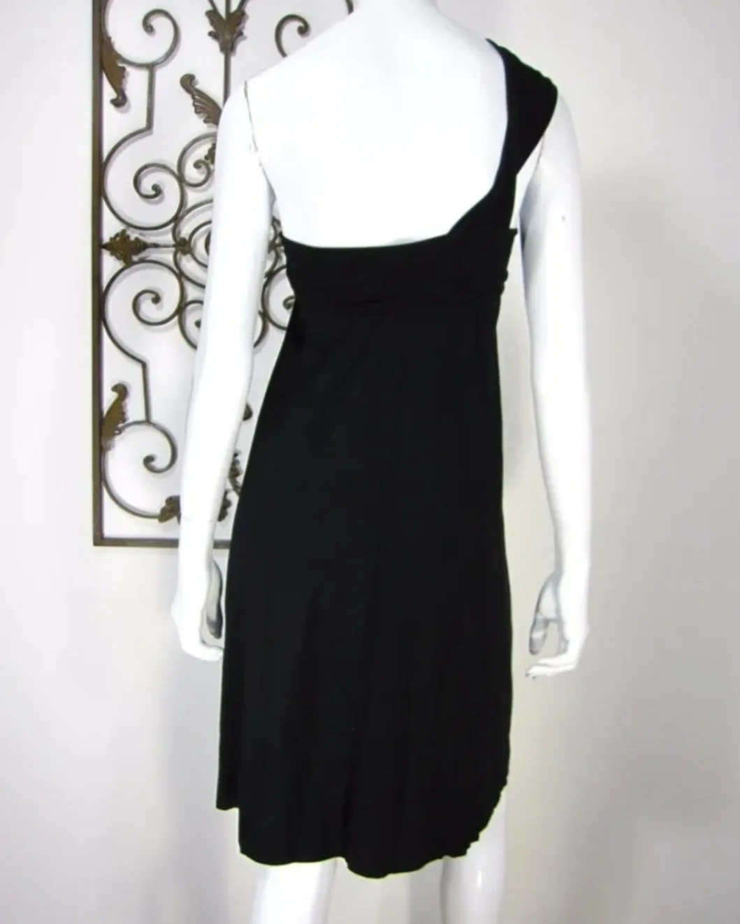 AX Armani Exchange Black One Shoulder Dress image indicator(4)