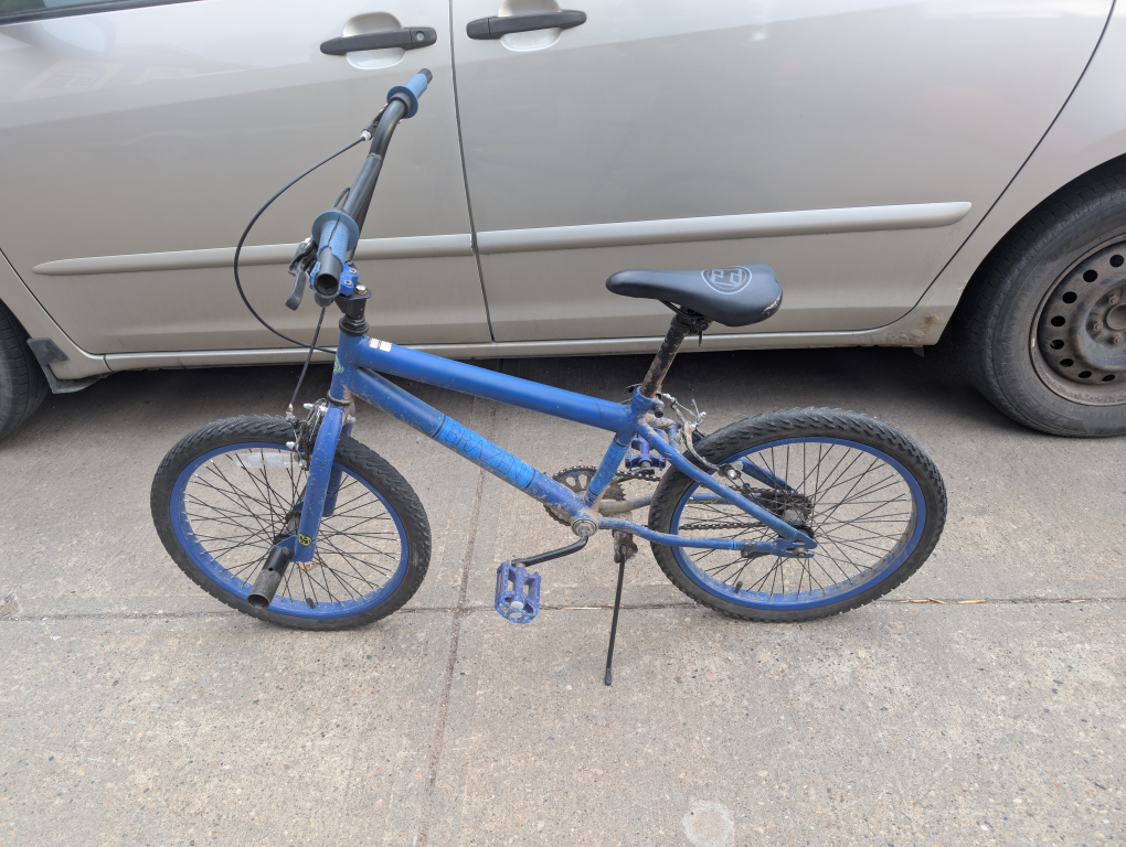Kids' Blue BMX Bike