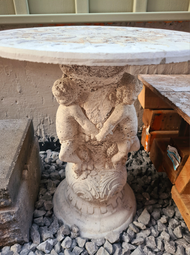 Ornate Garden Stone Table