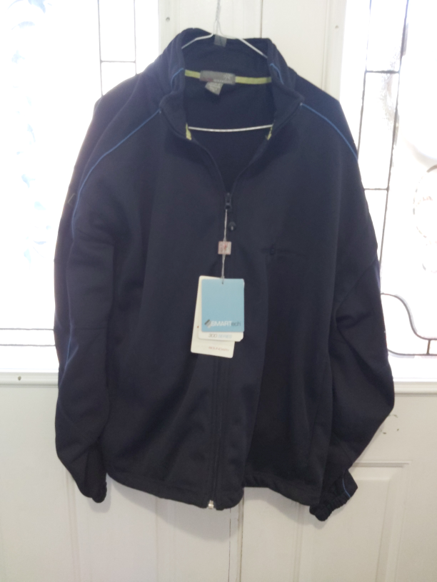 Men's Outer Boundary Size Large Navy Zip-Up Jacket