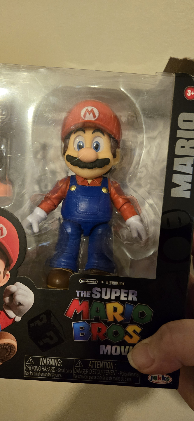 Jakks Pacific Super Mario Bros Movie Mario Figure - photo 2