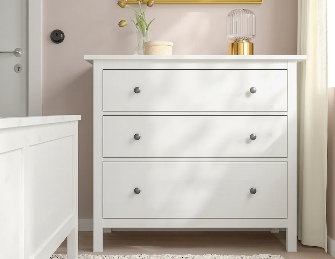 IKEA Hemnes 3-Drawer Chest White - photo 5