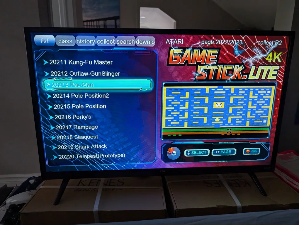 Game Stick Lite 4K Retro Gaming System - 2 Wireless Controllers image indicator(4)