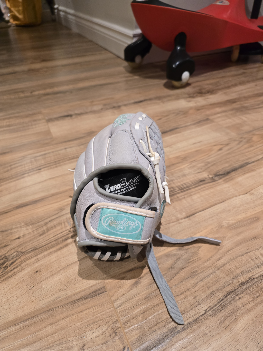 Kids Rawlings Liberty Ash Gray Baseball Glove - photo 5