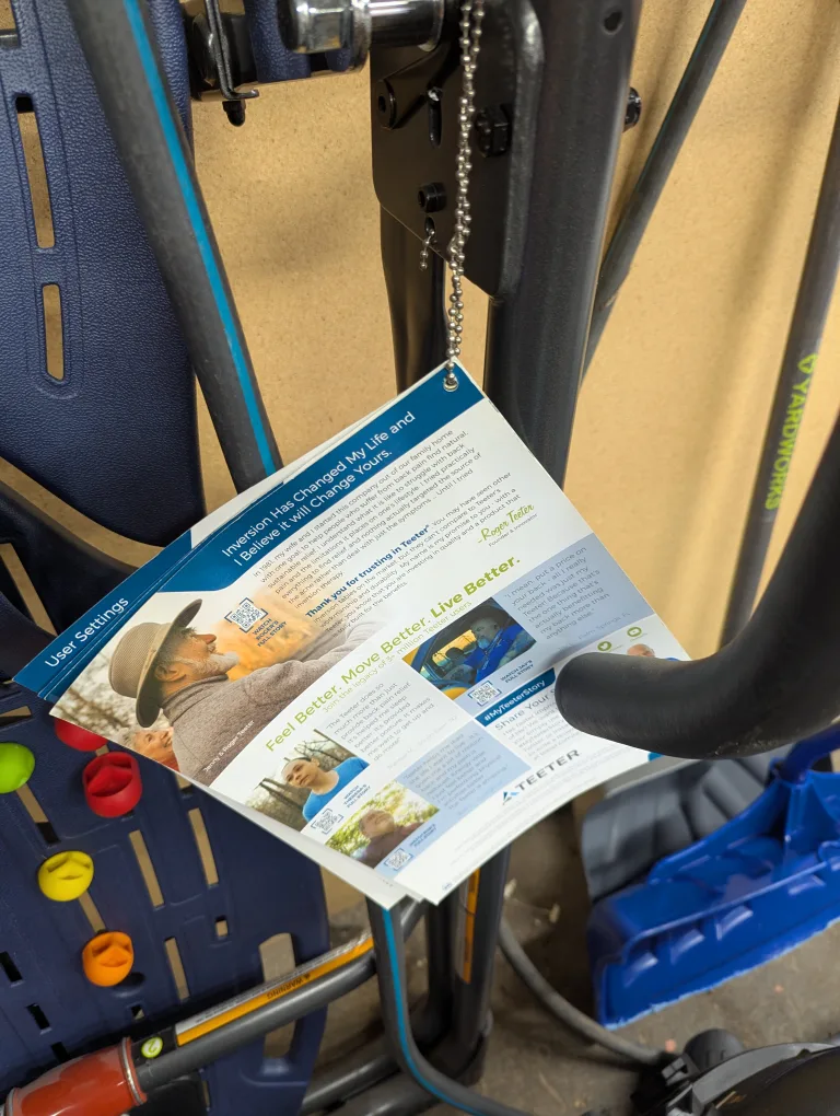 Teeter Inversion Table image indicator(3)