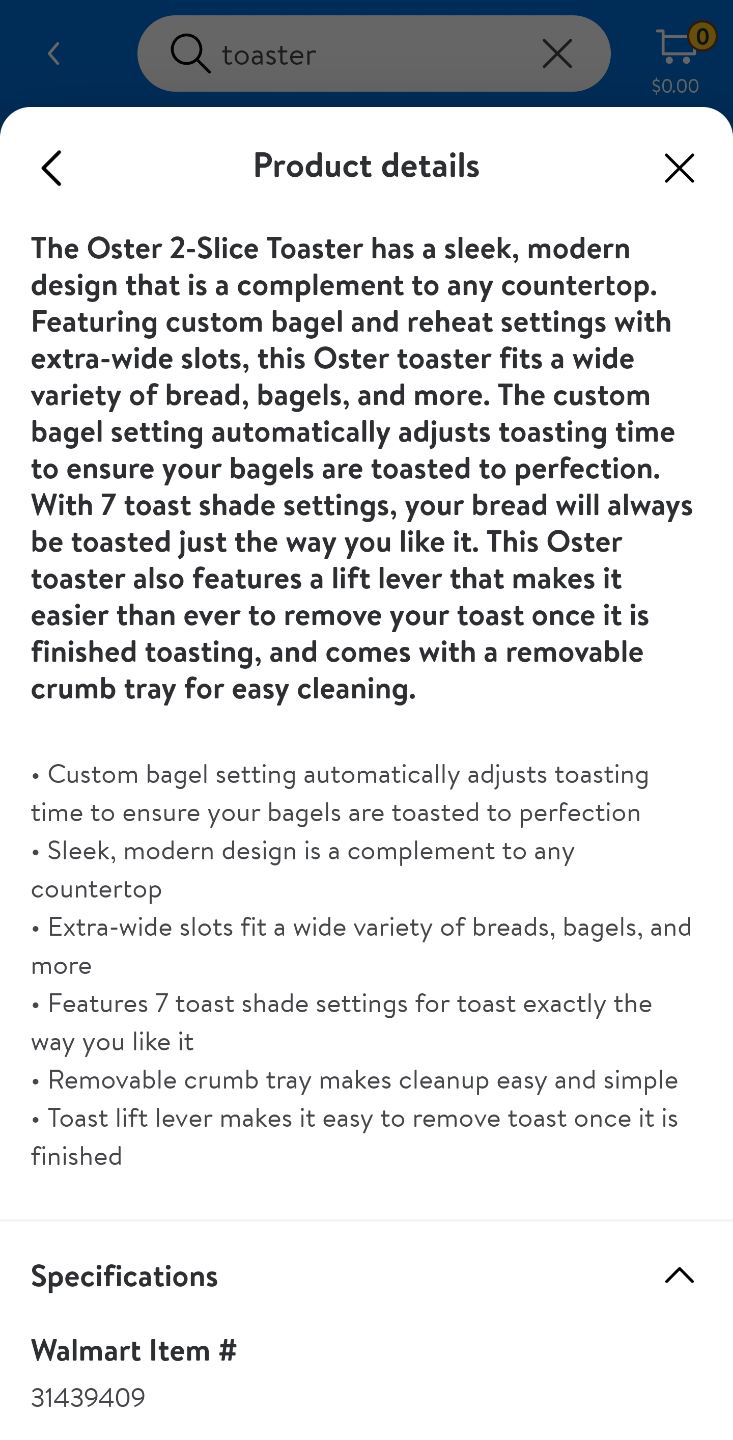 Oster 2-Slice Toaster with Bagel setting- Black - photo 4