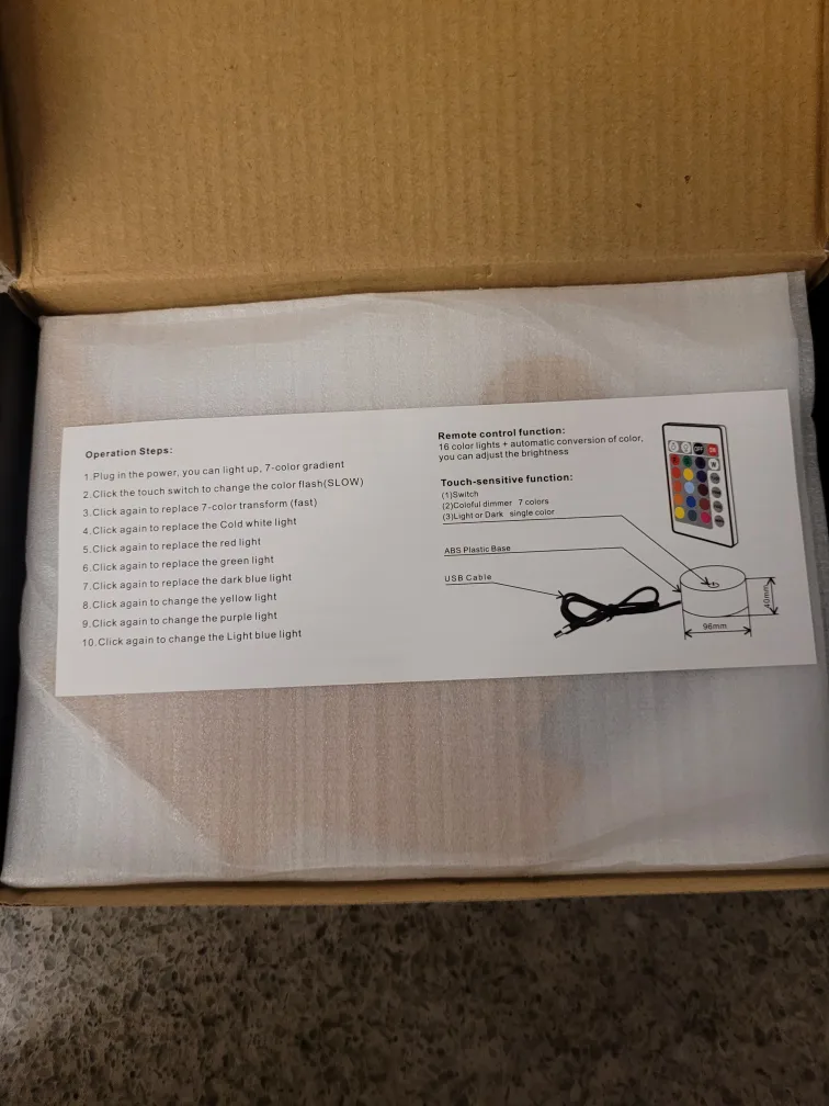 Hockey Player LED Night Light image indicator(6)