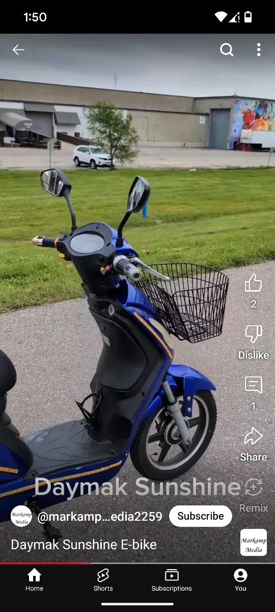 Front Basket rack for ebike or scooter as is image indicator(5)