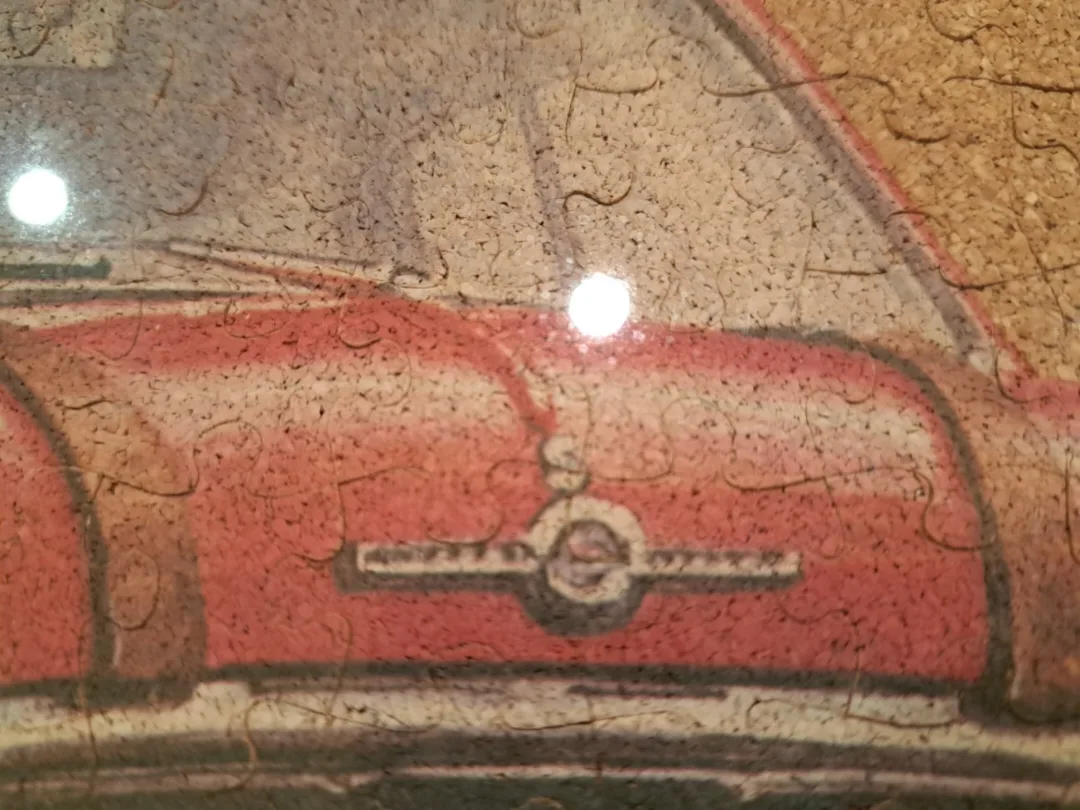 15"x20" Framed Mini Cooper Cork Puzzle image indicator(3)