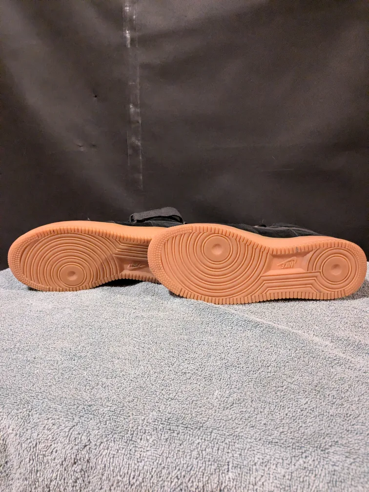 Nike Air Force 1 High Suede Sneakers - Black Gum Sole image indicator(2)