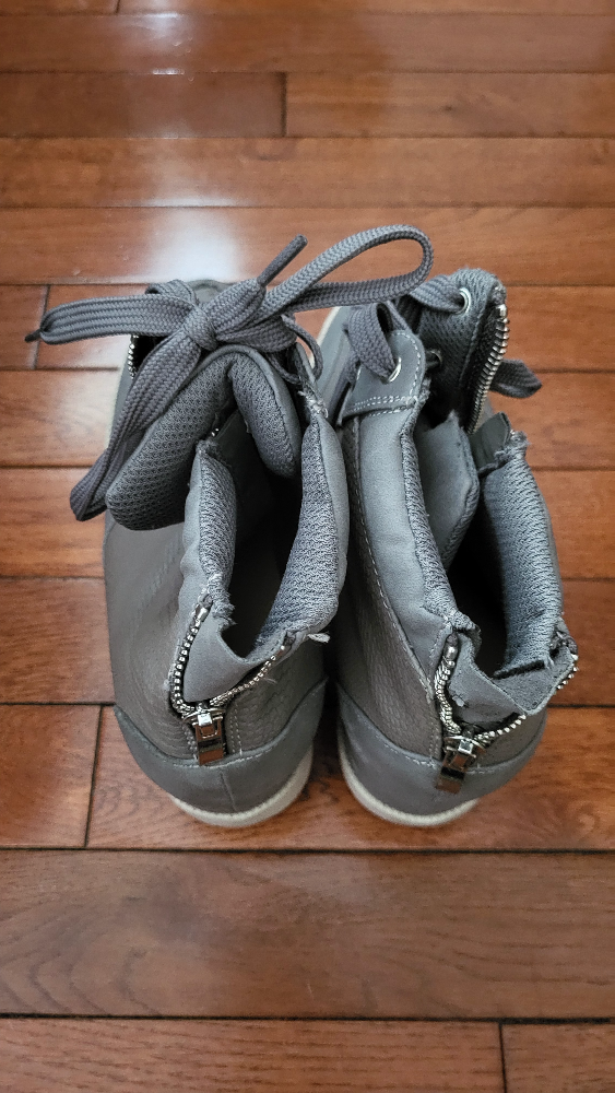 Women's Grey Beya Wedge Sneakers - Size 8 - photo 2