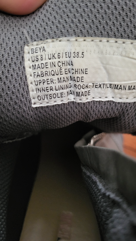 Women's Grey Beya Wedge Sneakers - Size 8 - photo 3