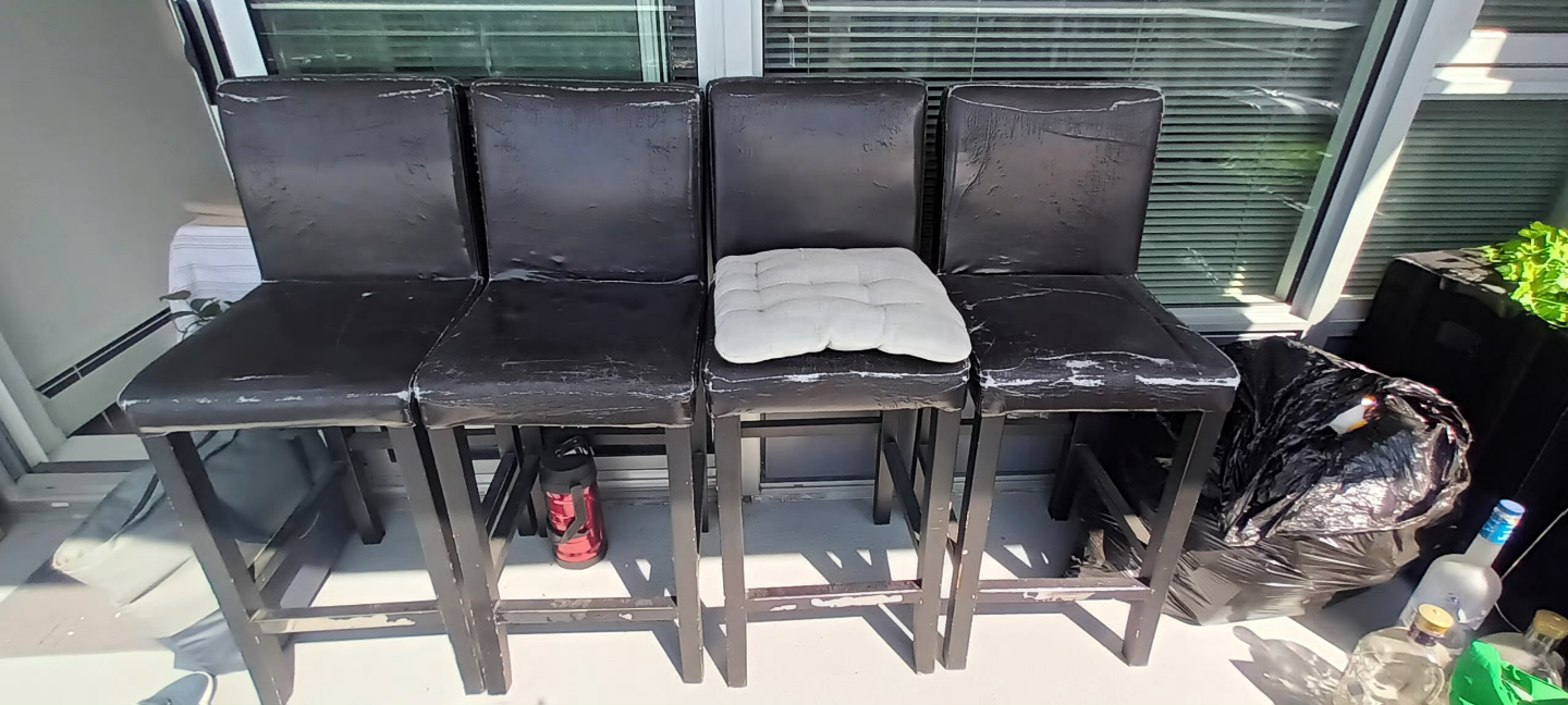 Four Black Bar Stools (FREE) - photo 5