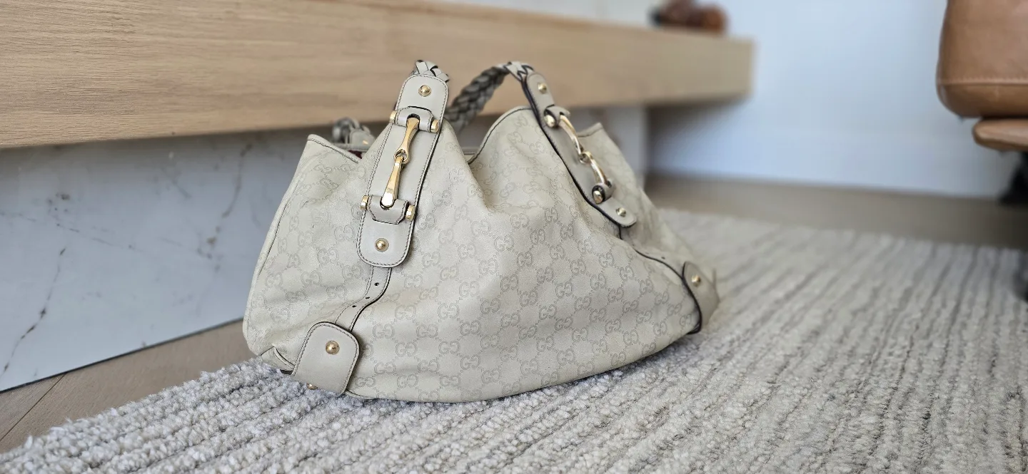 GUCCI Guccissima leather Horsebit Tote Bag thumbnail