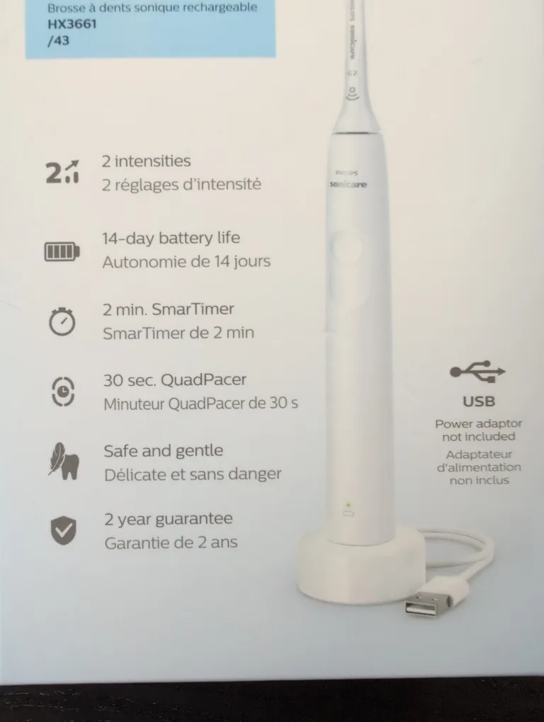 NEW / IN BOX- Philips Sonicare 2300 Power Toothbrush image indicator(4)