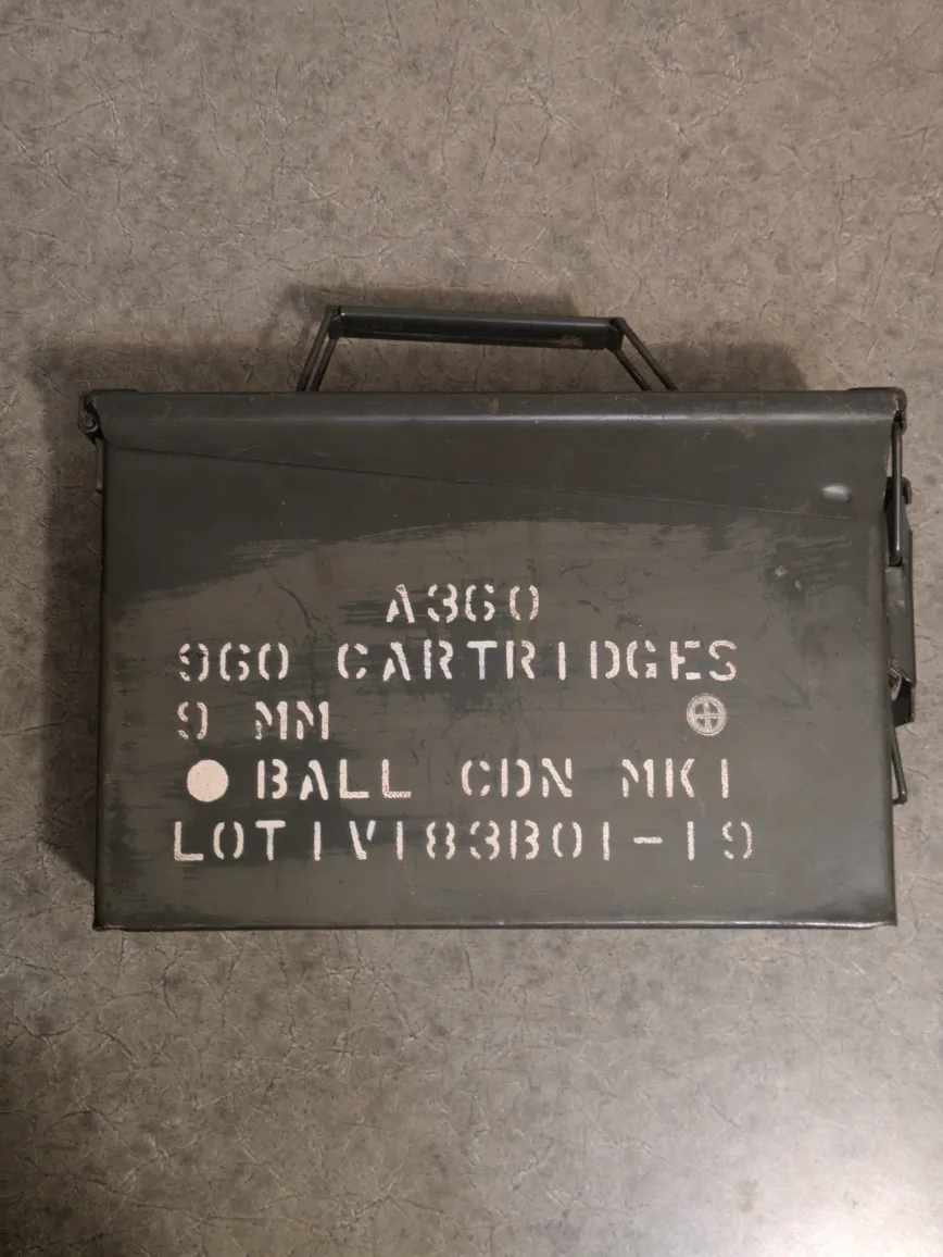 Vintage Military Ammo Can - 9mm Ball image indicator(2)